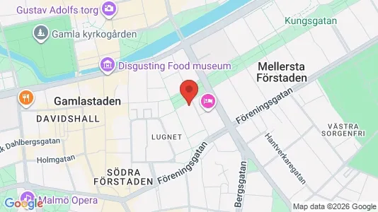 Lägenheter att hyra i Malmö Centrum - kort over placeringen
