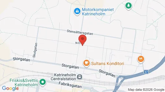 Lägenheter att hyra i Katrineholm - kort over placeringen