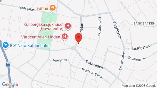 Lägenheter att hyra i Katrineholm - kort over placeringen