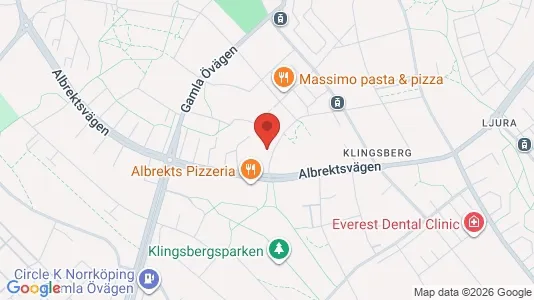 Lägenheter att hyra i Norrköping - kort over placeringen