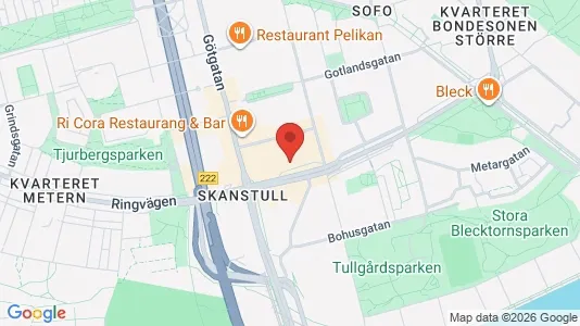 Lägenheter att hyra i Södermalm - kort over placeringen