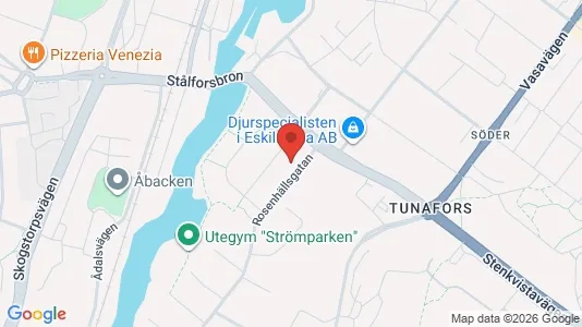 Bostadsrätter till salu i Eskilstuna - kort over placeringen