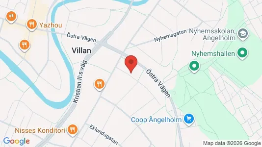 Bostadsrätter till salu i Ängelholm - kort over placeringen