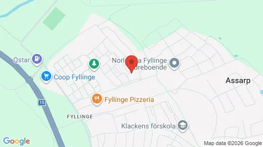 Hus till salu i Halmstad - kort over placeringen