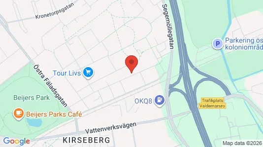 Lägenheter att hyra i Malmö Centrum - kort over placeringen