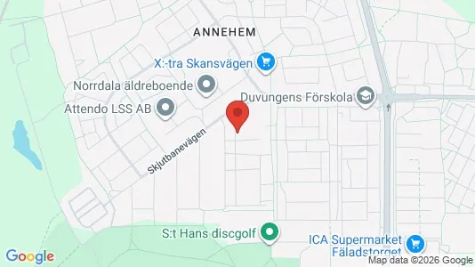 Lägenheter att hyra i Lund - kort over placeringen