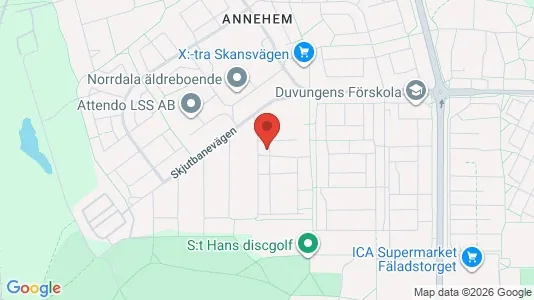 Lägenheter att hyra i Lund - kort over placeringen