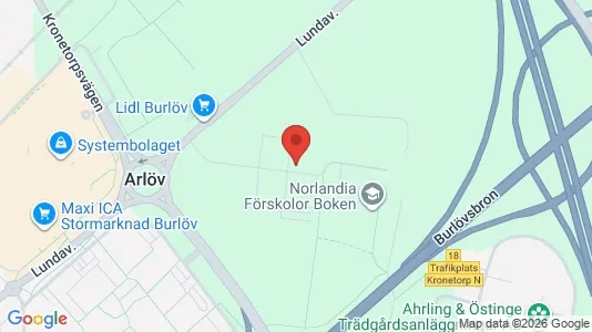 Lägenheter att hyra i Burlöv - kort over placeringen