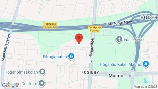 Lägenheter att hyra i Fosie - kort over placeringen