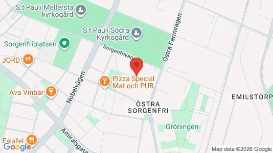 Lägenheter att hyra i Malmö Centrum - kort over placeringen