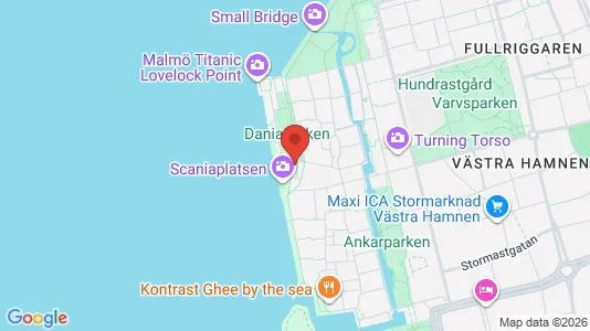 Lägenheter att hyra i Malmö Centrum - kort over placeringen