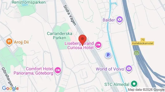 Lägenheter att hyra i Johanneberg - kort over placeringen