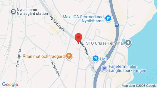 Lägenheter att hyra i Nynäshamn - kort over placeringen