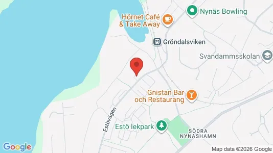 Lägenheter att hyra i Nynäshamn - kort over placeringen