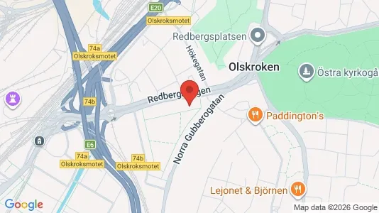 Lägenheter att hyra i Örgryte-Härlanda - kort over placeringen