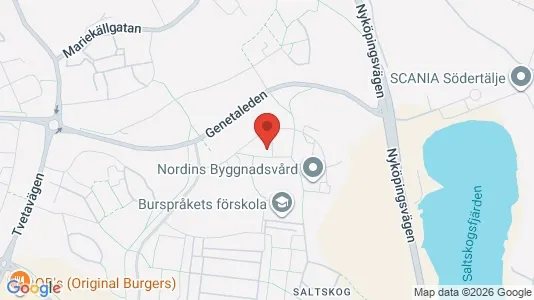 Lägenheter att hyra i Södertälje - kort over placeringen