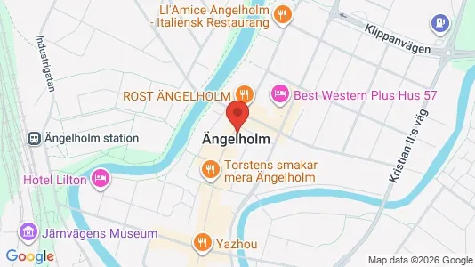 Lägenheter att hyra i Ängelholm - kort over placeringen