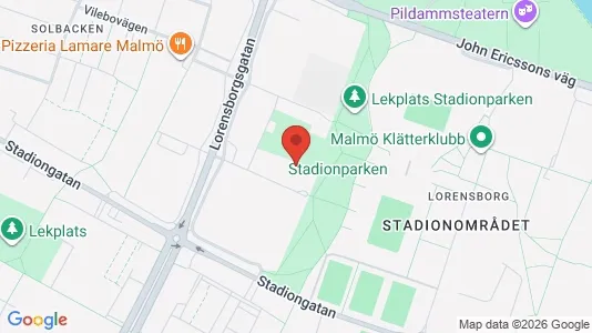 Lägenheter att hyra i Malmö Centrum - kort over placeringen