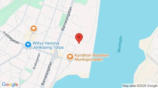 Lägenheter att hyra i Jönköping - kort over placeringen