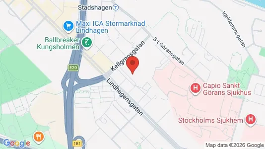 Lägenheter till salu i Kungsholmen - kort over placeringen