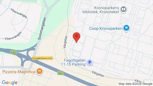 Lägenheter att hyra i Karlstad - kort over placeringen