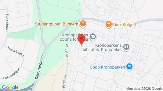 Lägenheter att hyra i Karlstad - kort over placeringen