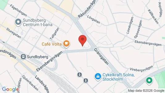 Bostadsrätter till salu i Sundbyberg - kort over placeringen