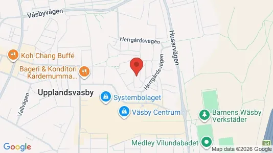 Lägenheter att hyra i Upplands Väsby - kort over placeringen