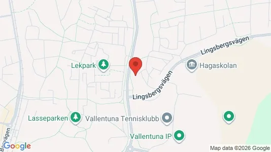 Bostadsrätter till salu i Vallentuna - kort over placeringen