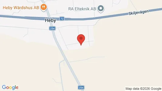 Lägenheter att hyra i Heby - kort over placeringen