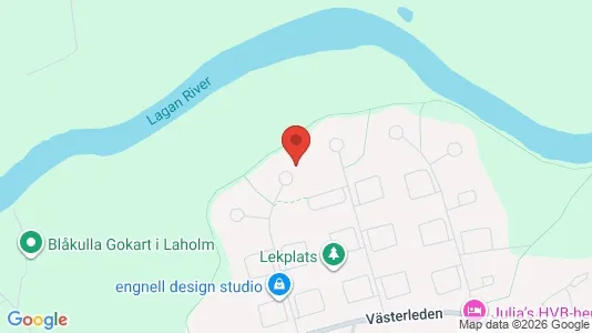 Lägenheter att hyra i Laholm - kort over placeringen