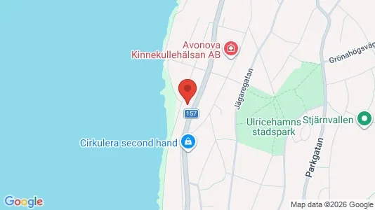 Lägenheter till salu i Ulricehamn - kort over placeringen