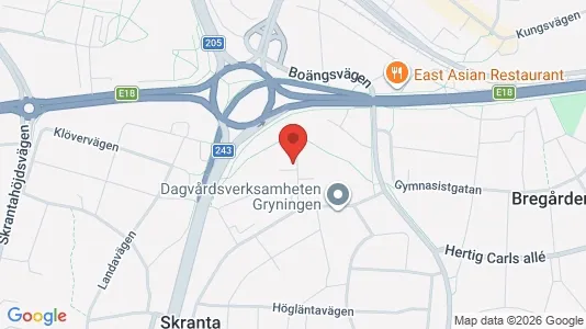 Lägenheter att hyra i Karlskoga - kort over placeringen