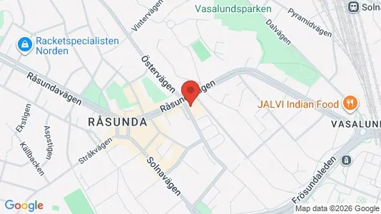 Lägenheter till salu i Solna - kort over placeringen