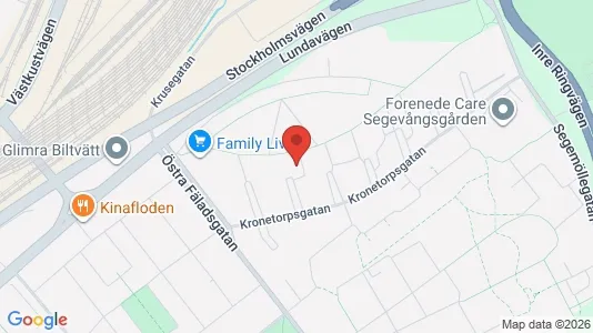 Lägenheter till salu i Malmö Centrum - kort over placeringen