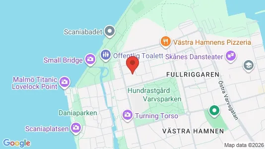 Lägenheter till salu i Malmö Centrum - kort over placeringen