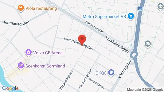 Lägenheter att hyra i Eskilstuna - kort over placeringen