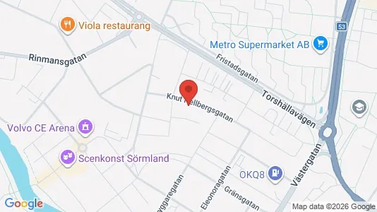Lägenheter att hyra i Eskilstuna - kort over placeringen