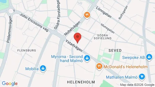 Lägenheter att hyra i Sofielund - kort over placeringen