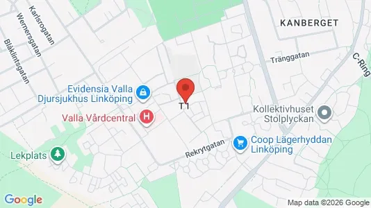 Lägenheter att hyra i Linköping - kort over placeringen