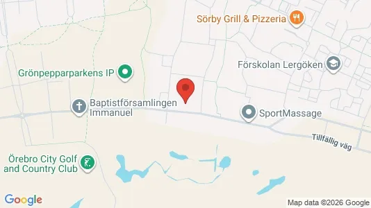 Lägenheter att hyra i Örebro - kort over placeringen