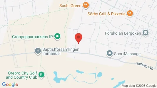 Lägenheter att hyra i Örebro - kort over placeringen