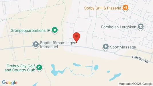 Lägenheter att hyra i Örebro - kort over placeringen