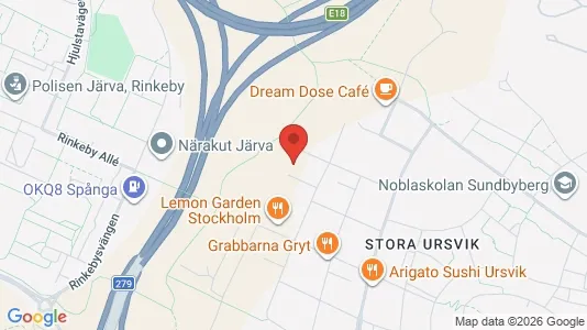 Lägenheter att hyra i Sundbyberg - kort over placeringen