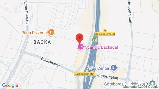 Lägenheter att hyra i Norra hisingen - kort over placeringen