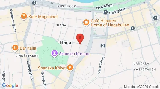 Lägenheter att hyra i Göteborg Centrum - kort over placeringen
