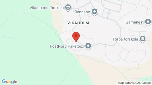 Lägenheter till salu i Växjö - kort over placeringen