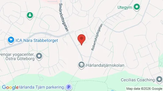 Lägenheter att hyra i Örgryte-Härlanda - kort over placeringen