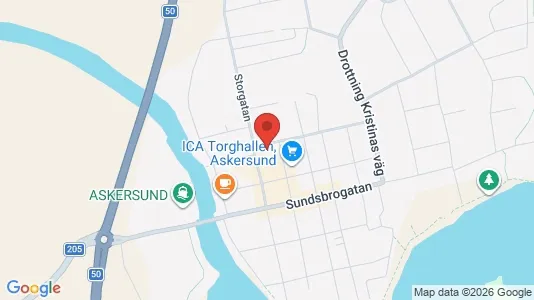 Lägenheter att hyra i Askersund - kort over placeringen
