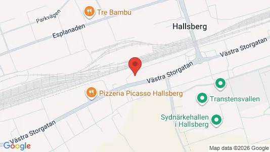 Lägenheter att hyra i Hallsberg - kort over placeringen